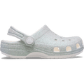 Kids’ Classic Iridescent Glitter Clog - White