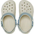 Kids’ Classic Denim Flower Adjustable Backstrap Clog - Summit White