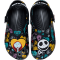 Disney Tim Burton's The Nightmare Before Christmas Jack and Sally Classic Clog - Multi
