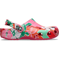 Classic Woodcut Floral Clog - Dragon Fruit