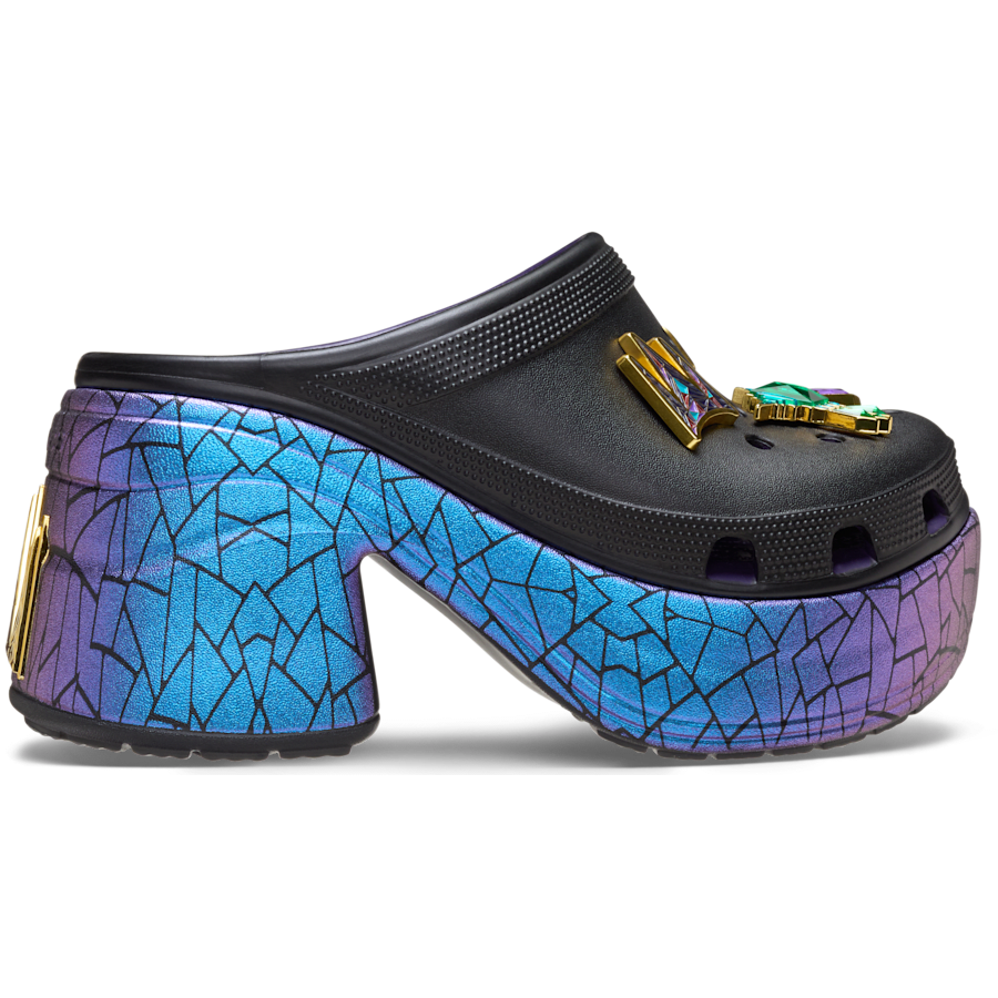 Disney Evil Queen Siren Clog - Black