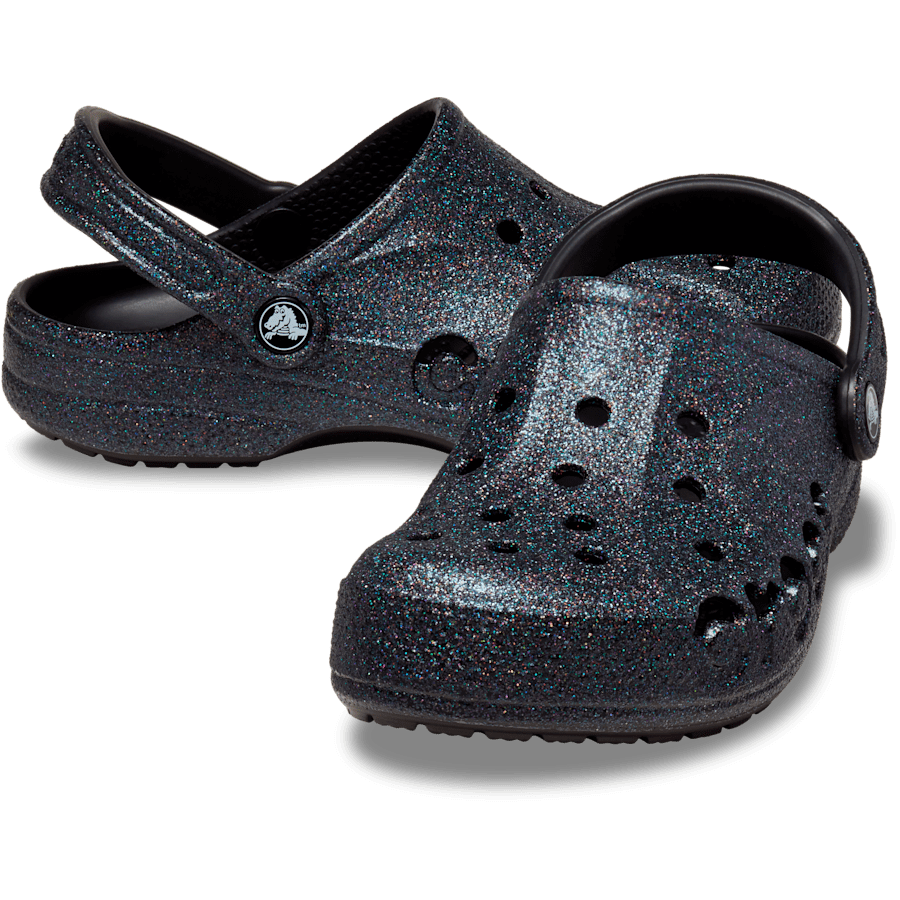 Baya Glitter Clog - Black