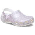 Kids' Classic Fantasy Glitter Clog - White