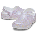 Kids' Classic Fantasy Glitter Clog - White