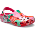 Classic Woodcut Floral Clog - Dragon Fruit