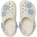 Toddler Classic Denim Flower Adjustable Backstrap Clog - Summit White
