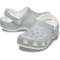 Kids’ Classic Iridescent Glitter Clog - White