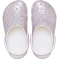 Kids' Classic Fantasy Glitter Clog - White