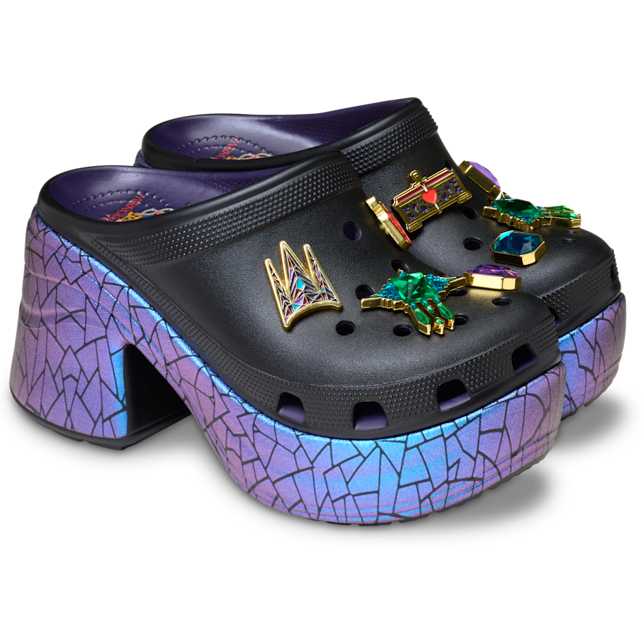 Disney Evil Queen Siren Clog - Black