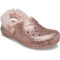 Kids’ Classic Fleece Lined Chunky Glitter Clog - Powder Pink