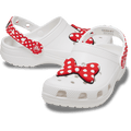 Kids' Disney Minnie Mouse Classic Clog - White / Red