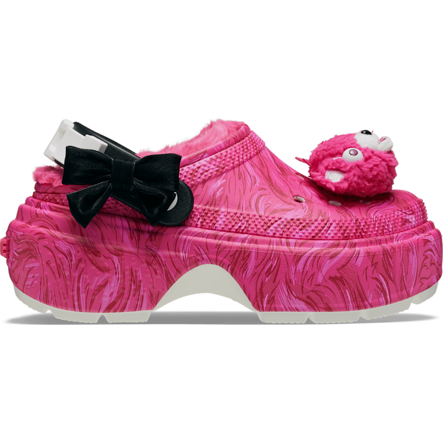 Fortnite X Crocs Stomp Lined Clog Cuddle Team Leader - Pink Multi