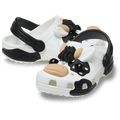 Toddler IAM Cow Clog - White