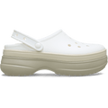 Classic Stacked Clog - Chalk