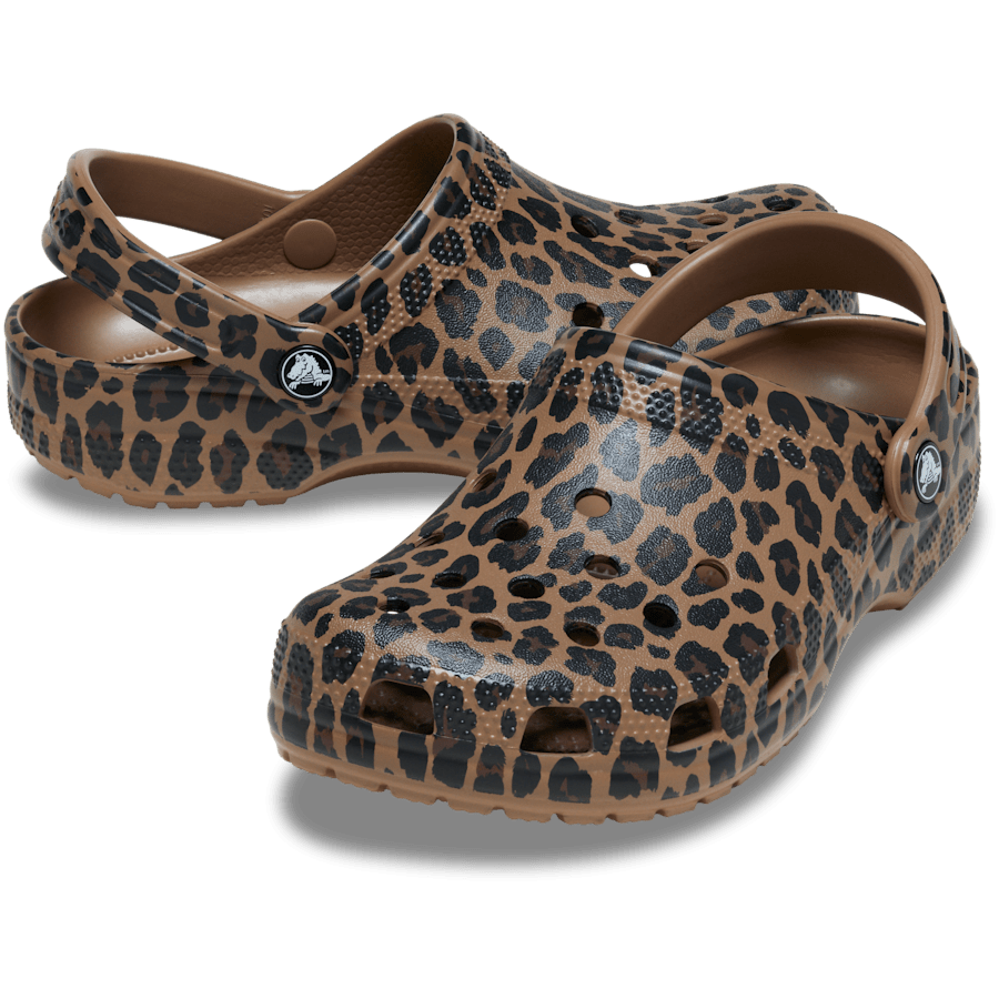 Classic Animal Clog - Sepia / Leopard