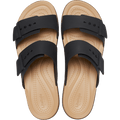 Brooklyn Buckle Low Wedge Matte Wrap Sandal - Crocs