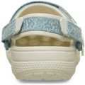 Kids’ Classic Denim Flower Adjustable Backstrap Clog - Summit White