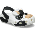 Toddler IAM Cow Clog - White
