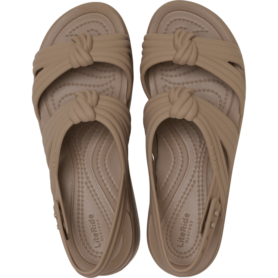 Brooklyn Low Wedge Knot Sandal