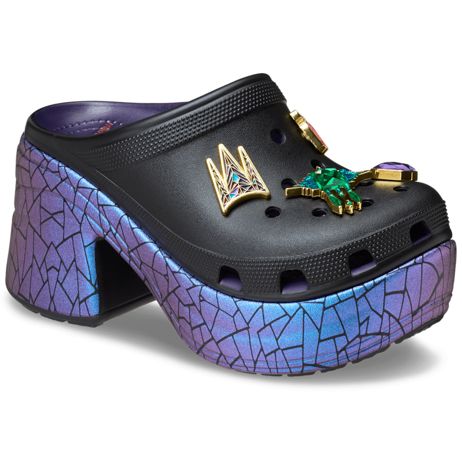 Disney Evil Queen Siren Clog - Black