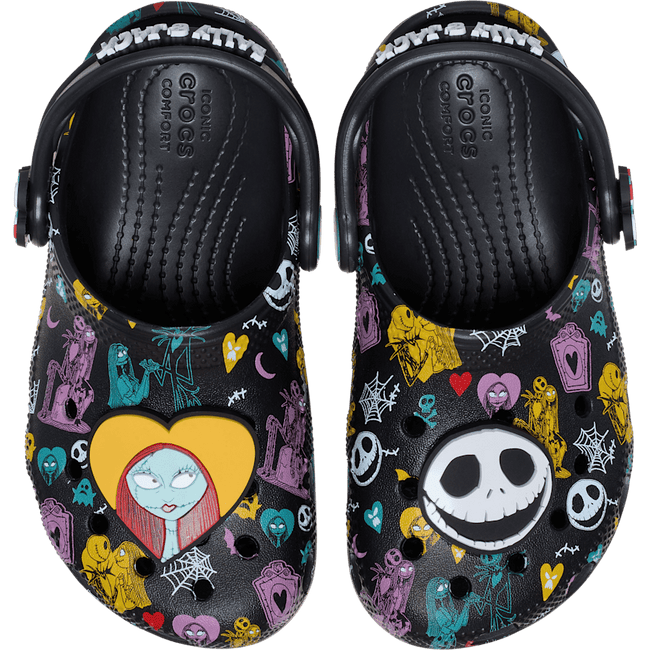 Toddlers’ Disney Tim Burton's The Nightmare Before Christmas Jack and Sally Classic Clog