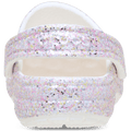 Toddler Classic Fantasy Glitter Clog - White