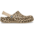 Baya Seasonal Printed Clog - Gold/Leopard