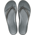 Miami Round Toe Jelly Flip - Carbon Jelly