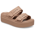 Brooklyn Buckle Low Wedge Sandal - Crocs