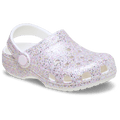Toddler Classic Fantasy Glitter Clog - White