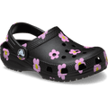Toddler Classic Flower Clog - Black