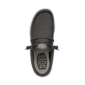 Wally Slub Canvas - Dark Grey