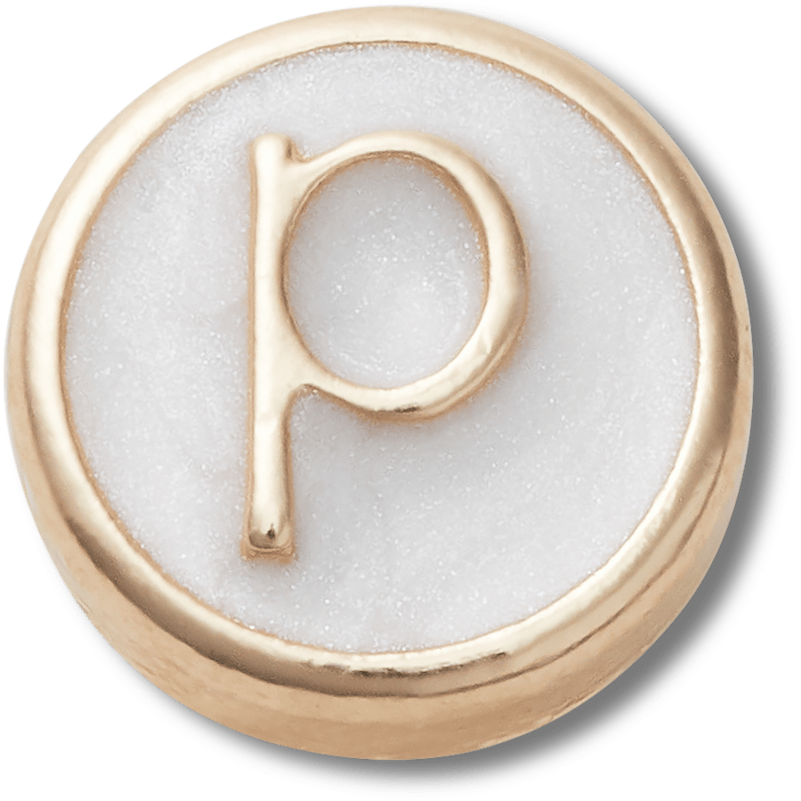 Tiny Pearlized Letter P