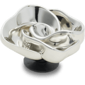 Silver Flower Swirl