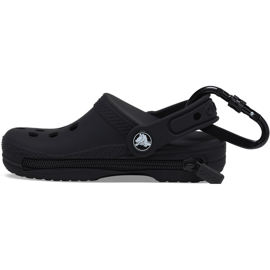 Classic Clog Pouch Bag Charm - Black