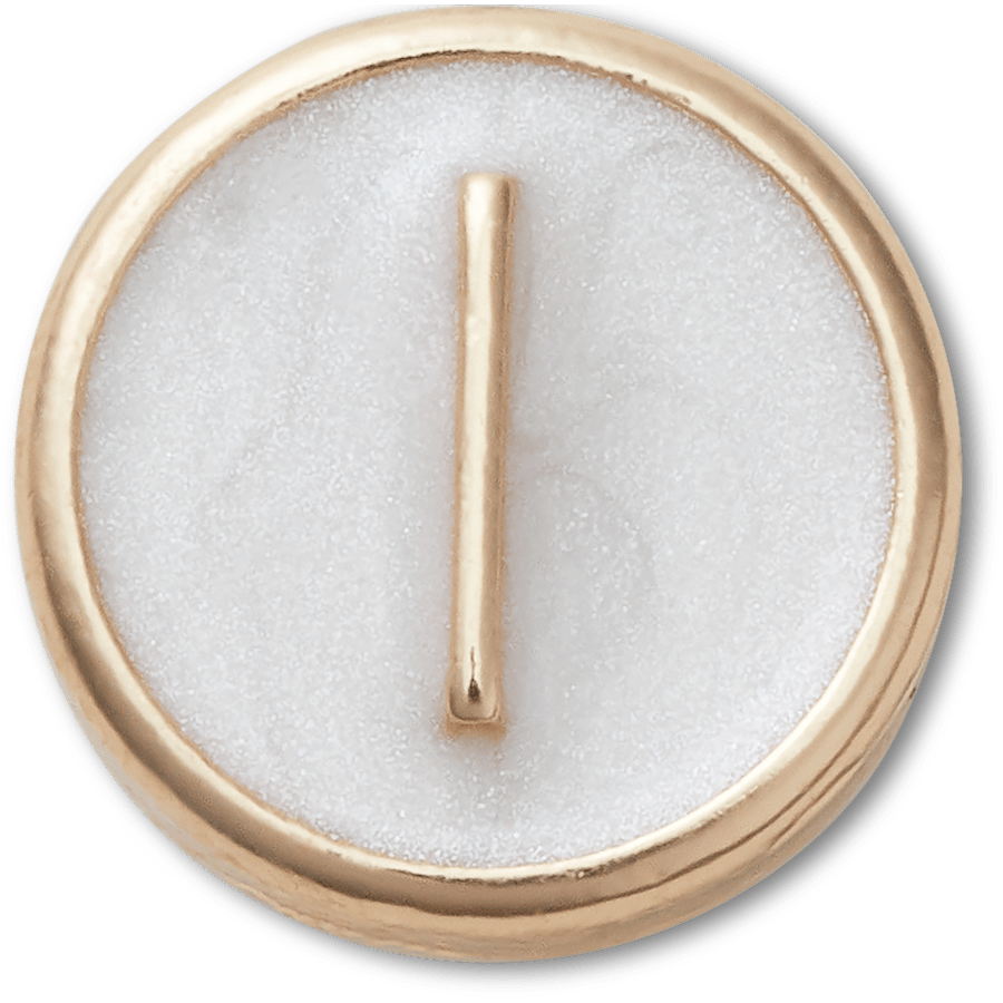 Tiny Pearlized Letter L