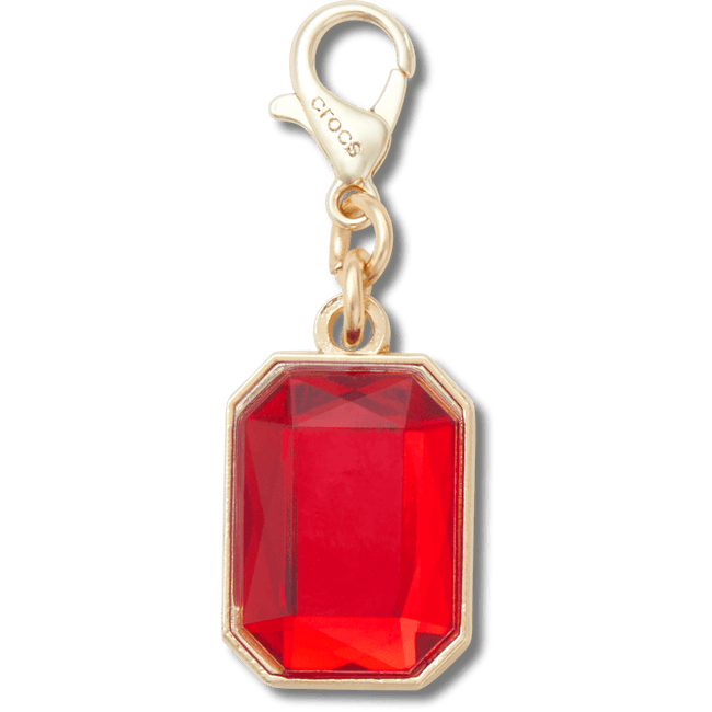 Charm pierre précieuse rubis rectangle