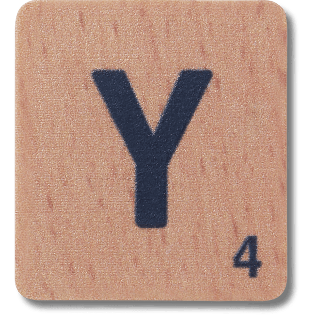 Scrabble Y