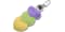 Triple Heart Bag Charm - Purple / Multi