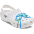 Blue and Green Beaded Bow