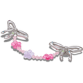 Silver Meta Flower Chain