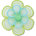 Green Mesh Flower