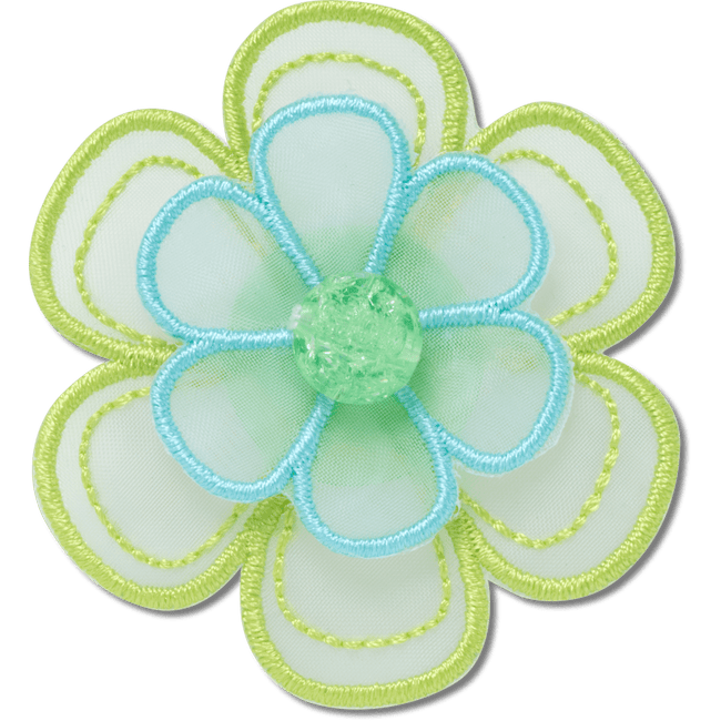 Green Mesh Flower