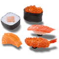 Realistic Sushi Dinner 5 Pack