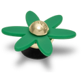 Retro Green Spinner Flower