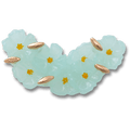 Blue Floral Cluster