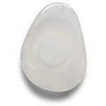 White Glass Cut Stone