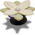 Faux Leathe r Tac Green Flower