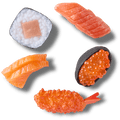 Realistic Sushi Dinner 5 Pack