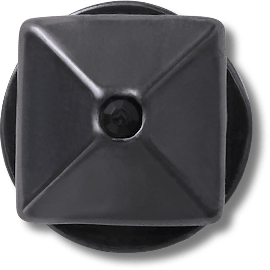Light Silver Pyramid Stud